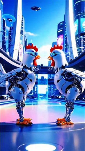 “Future Robot Chicken Dance 🤖🐔”
