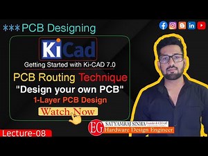 KiCAD 7.0 PCB Layout Design | PCB Routing Technique | Design your own PCB Board