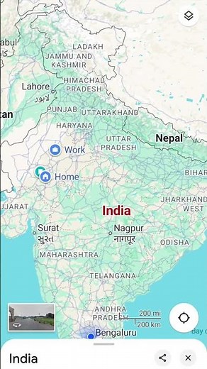 🇮🇳 India In Google Map #googlemaps #indiamap