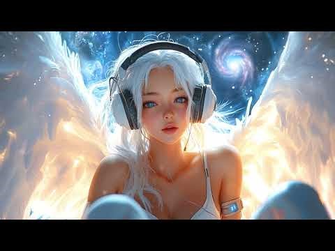 Lo-fi Angel Girl in Space | Celestial beats for Relaxation & Focus