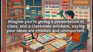 5000 Must Know SAT Vocabulary - Understanding ’Belittle’: SAT Vocabulary and Real-Life Impact