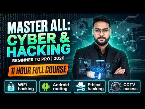 Cyber Security & Ethical Hacking Full Course (11 Hours) | Beginner to Pro 2026