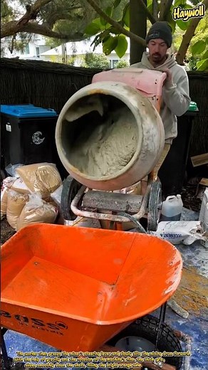 Cement Mixing Process Using a Portable Cement Mixer Machine