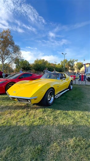 🇺🇸☀️ 1969 Chevrolet Corvette Stingray — The absolute showstopper of the chrome-bumper C3 era