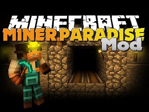 Minecraft Mod - Miner Paradise Mod - New Armor, Items, and Dimension