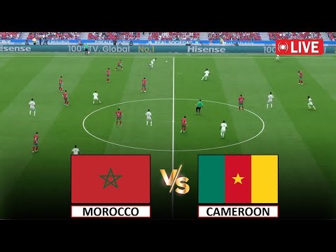 🔴Live : Morocco vs Cameroon I Quarter Final Match Live I eFootball Pes 21 Video Game Simulation