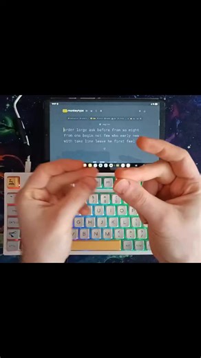 Day 77 Like and follow for more #keyboardasmr #keyboard #fasttyping #asmrsounds #asmr