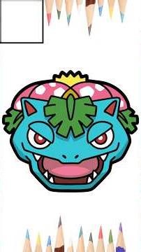 Como dibujar un VENUSAUR de forma fácil 1-2 / How to draw a VENUSAUR easy way 1-2 #aprendeadibujar