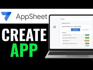 How to Create App in AppSheet 2025 (SIMPLE STEP)