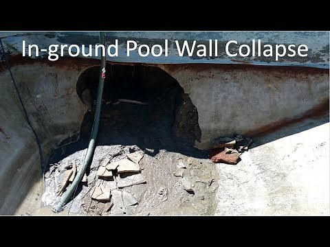 In-ground Pool Wall Collapse
