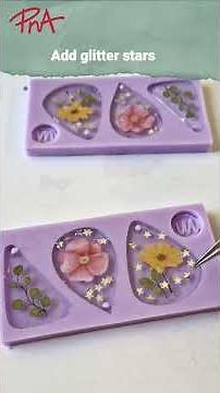 DIY resin earrings anyone can make 🌸