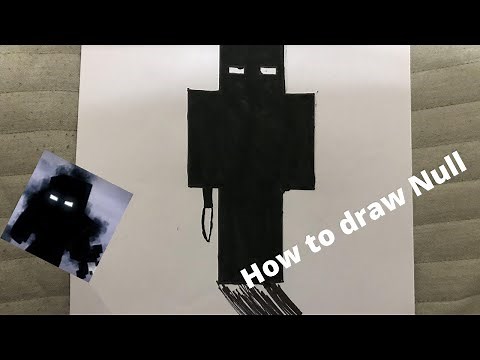 How To Draw Minecraft Null | Art Kid