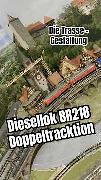 Fleischmann 77236 Diesellok Doppeltraktion BR 218 DB Digital Sound Spur N 1:160 #train #modeltrains