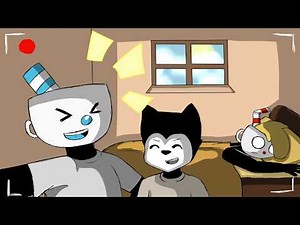(Old) *CRINGE* Wake up sleepy head//Meme (Mugman, Boris, Cuphead, Bendy)