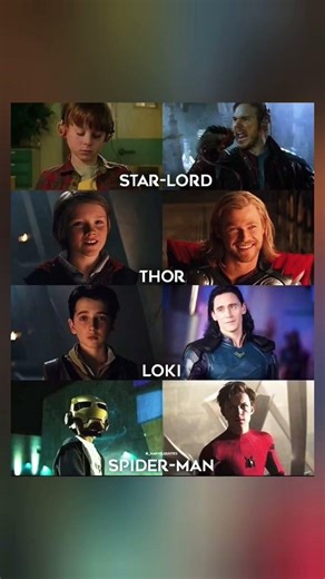 Marvel Heroes: From Kids to Legends 🦸‍♂️ #marvel #avengers #shorts #memes
