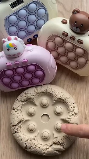 Pop-It vs. Kinetic Sand! Which one is the ultimate stress-reliever? Watch for the satisfying smash! 💥 You NEED this NEW electronic Pop-It Game! Plus, the MOST satisfying sand ASMR! Pure Bliss! 😌 Can you beat the Pop-It Challenge? Unicorn, Bear, or Regular? Choose your player! 🦄🐻 The Most Relaxing Toy Video! The sounds of popping and sand squishing will calm you down! Must watch! 🧘 #PopIt #FidgetToys #ASMR #KineticSand #ElectronicPopIt #SensoryPlay #StressRelief #UnicornToy #TeddyBear #Satis