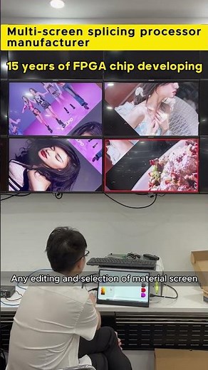 Bitvisus 4K Magic Box special-shaped video processor PIP rotation zoom video wall controller