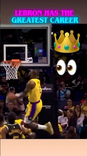 LeBron Has The Greatest NBA Career EVER #nba #lebron #lebronjames