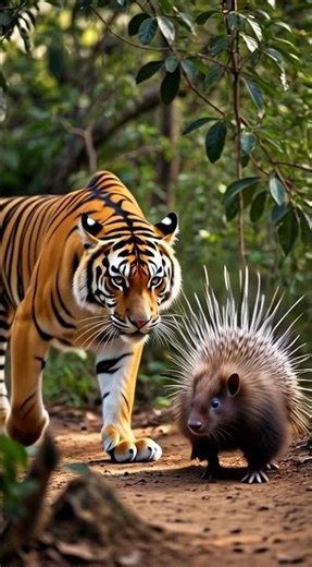 Tiger VS Porcupine | History of Animals on Earth