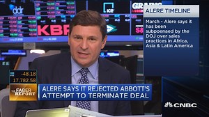 Faber Report: Abbott Labs CEO says Alere 'working through issues'