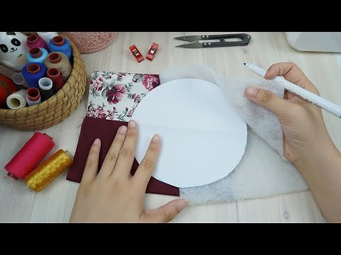 PERFECT ROUND Bow in 2-Colors 🎀 How to Make A Bow out of Circle Shape