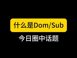 什么是dom/sub