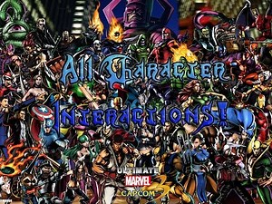 (PS4) Ultimate Marvel vs Capcom 3 - All Characters Special Intros