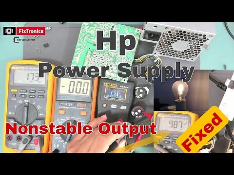 Hp PS 4241 9HA Power Supply Repair || Missing Standby Voltage || Fluctuating Output