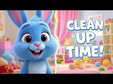 Jiffy Cleans Up 🧹🐰 | Kids Cartoon | Fun Learning Video
