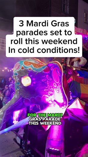 It’s gonna be real cold for these parades this weekend 😂 //// I make fun videos around New Orleans, highlight local businesses, New Orleans life, and I’m a licensed tour guide offering daily New Orleans adventures! DM me for more info! #nola #neworleans #louisiana