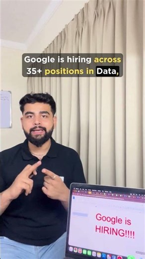 Google is hiring freshers and early professionals across 35+ positions