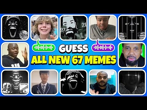 Guess ALL NEW 67 Memes Original vs Edit | 2721, 61 Edit, 41, 67, 421, 67 Remake, 89, 77 | Meme Quiz
