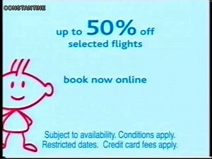 bmibaby - ITV1 Live Ad (2008, UK, RARE)