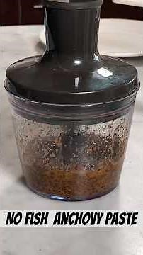 ✨🐟My secret recipe to make a substitute to Anchovy Paste: The Umami Bomb 🌊🌱