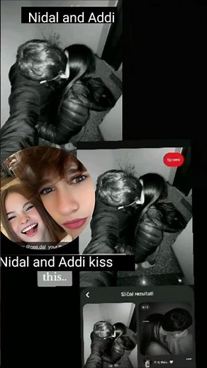 Nidal Wonder and Addi KISS on the lips 😱😍 #shorts #nidalwonder