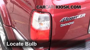 Reverse Light Replacement 2002 Toyota 4Runner SR5 3.4L V6