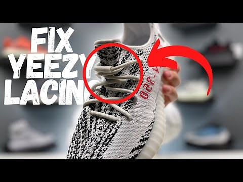 How To Get New Yeezy Lacing On Any Yeezy! Quick & Easy!