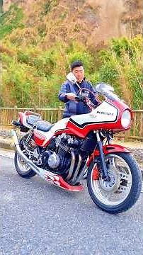 ゼロからFRPでカウル制作❗️CB750FにRPM管は無敵すぎる😍👍🏻鹿児島撮影会 #norikh250 車、バイク、マフラー音、カスタム、単車、旧車、大型バイク、