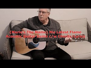 His Latest Flame | Elvis | Acoustic Guitar Demo