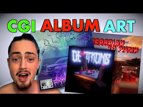 3D ALBUM COVER ART for FREE (BEGINNER TUTORIAL)