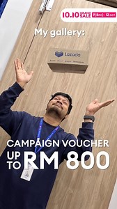 5.1K views · 19 reactions | Worst blackmail ever 藍. His gallery is just 10.10 hauls. Happening 9 Oct (8PM) – 12 Oct  Up to 80% OFF + RM800 vouchers Shop link in bio! #LazadaMY #Lazada1010MYGrandSale | Lazada | Facebook