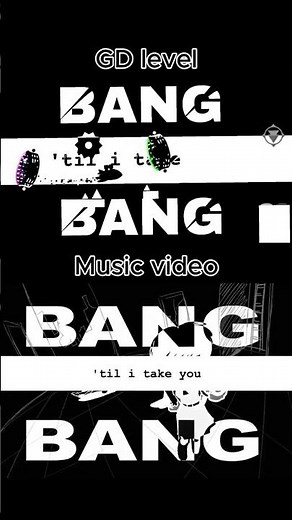 BANG BANG BANG Comparison: My layout vs music video #gd #geometrydash