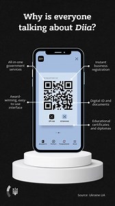 Ukraine's Diia app revolutionizes e- governance with digital IDs, instant business registration, and social benefits—all on your phone. #GovTech | Міністерство закордонних справ України / MFA of Ukraine | Facebook