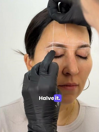 Hyperrealism Brows Mapping The Grid Method