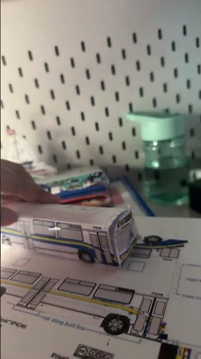 Translink bus, paper craft cut out ￼