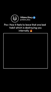 Leaving that one bad habit isn’t easy… but the peace it gives you is unreal 🔥 It hurts at first. It feels uncomfortable. But slowly, you start breathing better—mentally, emotionally, spiritually. This is how healing begins. This is how growth feels. If you’re fighting a habit that’s destroying you internally, this is your sign to choose yourself today 💪🧠 Save this post if you’re on a self-improvement journey. Share it with someone who needs strength right now ❤️ #SelfGrowth #BreakingHabits #M