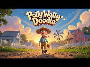 Polly Wolly Doodle | Fun Sing-Along Cartoon for Kids