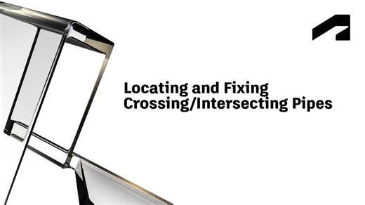 Locating and fixing crossing/intersecting pipes | Autodesk