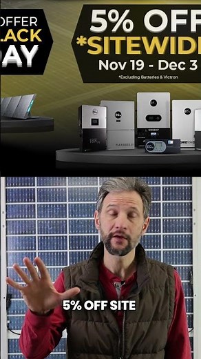 BLACK FRIDAY Solar Deals You Won't Want to Miss!