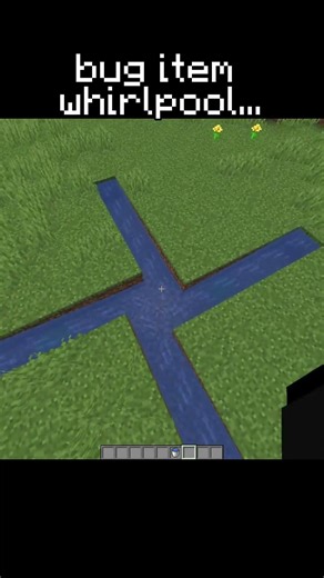 minecraft item whirlpool bug... #minecraft #shorts #ofishka